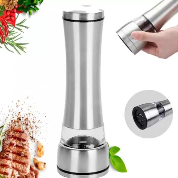 Moedor de Pimenta Sal Temperos Aço Inox Manual