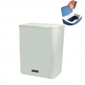 Lixeira sensor automática banheiro cozinha lixo inteligente cor Branco Kokay 056-0035