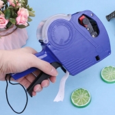 Etiquetadora impressora de etiquetas Manual Rotuladora de Preço 8 Dígitos + Etiquetas + Refil de Tinta economica