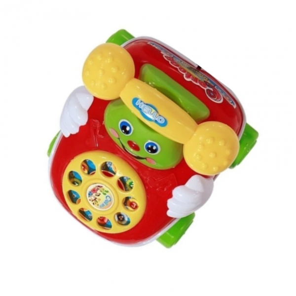 Carrinho Telefone de Brinquedo Infantil Movido à Corda Sonoro Envio Aleatorio