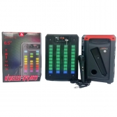 Caixa De Som Outdoor Boombox Praia Recarregável Home Theater Sem Fio Am Fm Áudio Som Speaker Rádio Portátil com Mic Spea