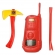 Kit Bombeiro Com Colete + Machado + Radinho Vermelho