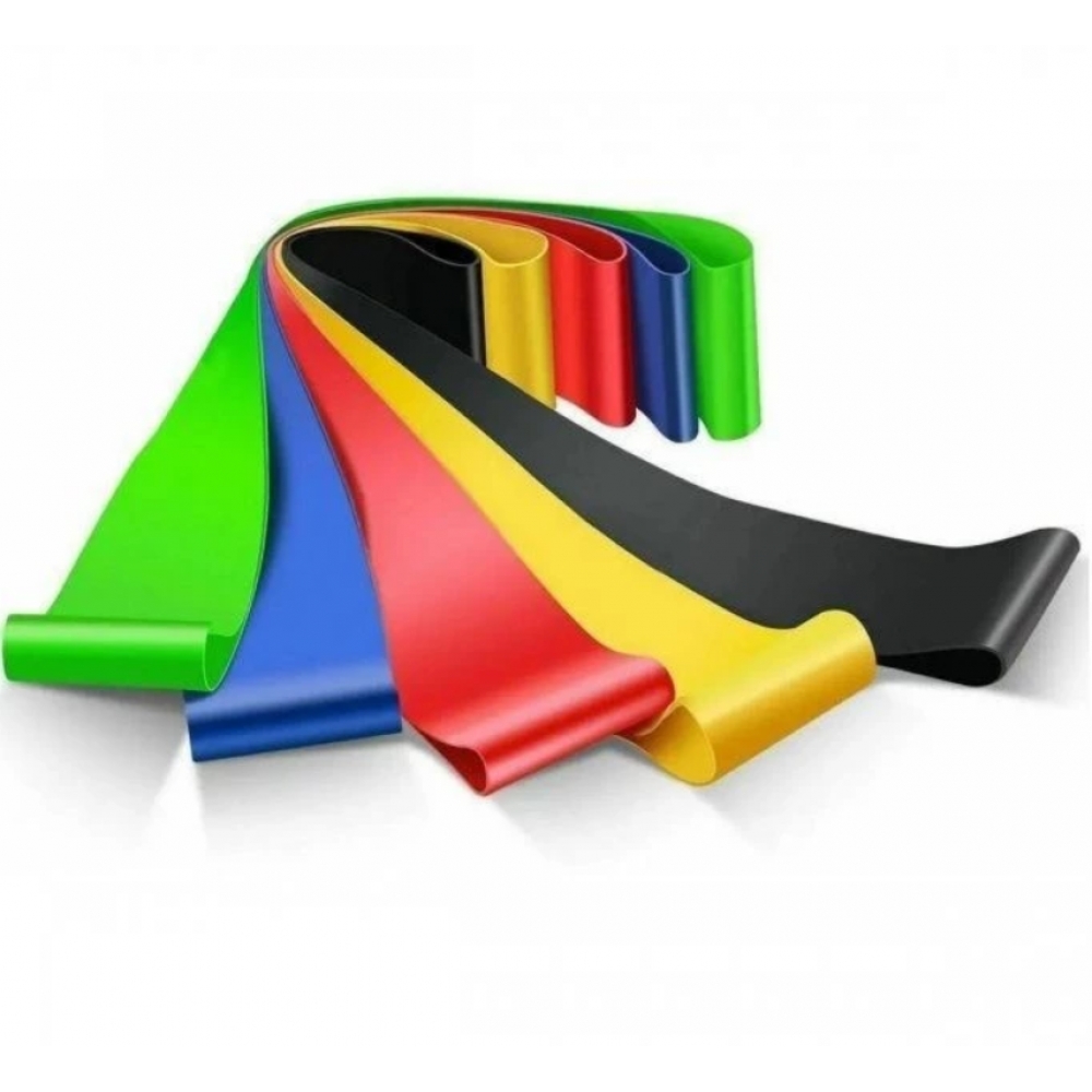 Kit 5 Mini Bands Faixas Funcional Exercícios Fitness