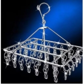 Varal De 40 Clips Inox Prendedores Pratico E Retrátil Cabide Para Roupas Intimas Para Pequenas