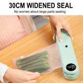 Seladora à Vácuo para Armazenar Alimentos Domésticos Embaladora a Vácuo-Envio imediato