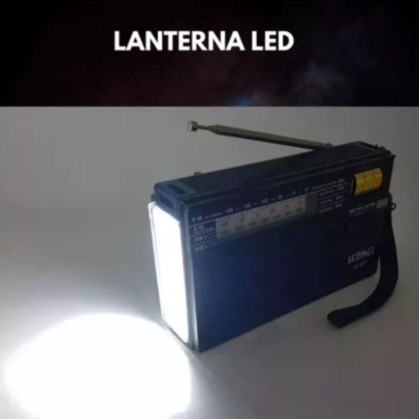 Rádio Retrô Vintage Portátil A Pilha E Tomada Am Fm Sw Pendrive Com Sd Usb