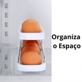Porta Ovos De 2 Andares Dispenser Automático De Ovos Para Refrigerador Rolling Egg Holder
