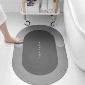 Tapete Banheiro Antiderrapante Absorvente de Secagem Rápida