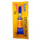 12 super cola super Bond cola tudo 3g Cartela com 12 colas