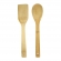 1 Colher Pau e 1 Espátula Madeira 30 Cm Utensílios Colher Bambu Grande