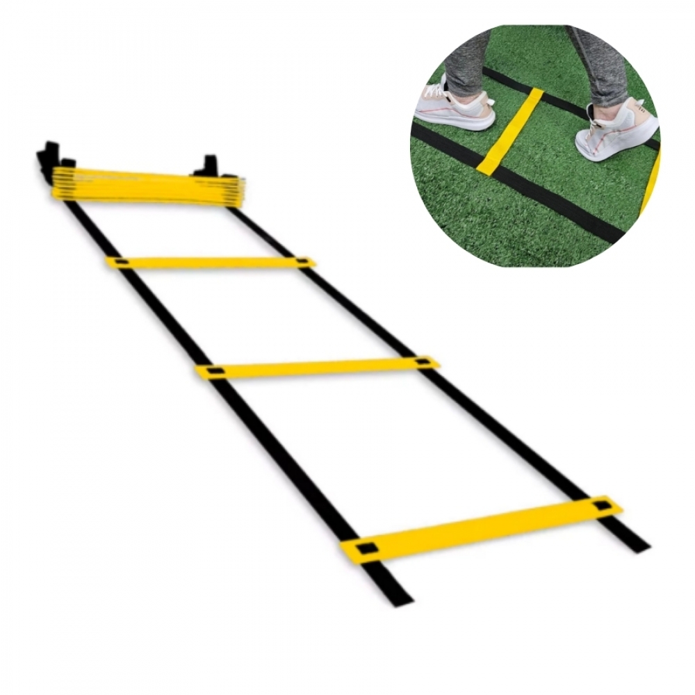 Escada Agilidade Treinamento Funcional 7 Degraus Treino Academia Futebol Futsal