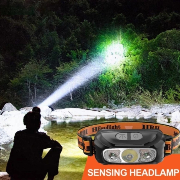 LANTERNA CABEÇA LED REGARREGÁVEL