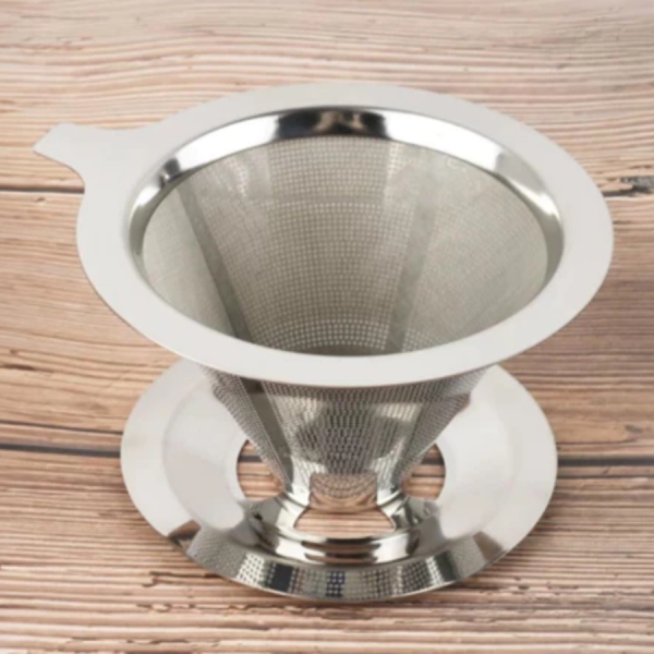 Filtro De Café 103 Inox - Coador de Café Grande Sem Uso De Papel
