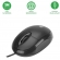 Mouse Óptico Ergonômico C/ 1000 Dpi Plug And Play 5+ Office Cor Preto