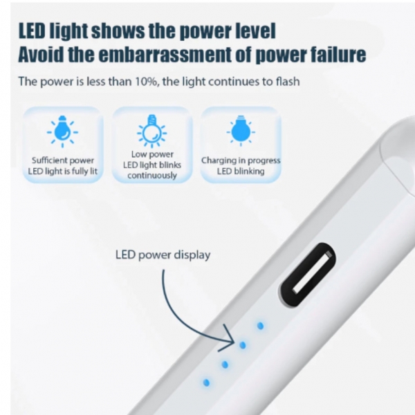 Caneta Touch Screen Ponta Fina Desenho iPad iPhone Android Alta Precisão Universal Design Grafico Tarefas Diaárias Tecno