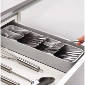Porta Talheres Gaveta Organizador Separador Cozinha Colher Garfo Faca Divisoria Pratico Casa