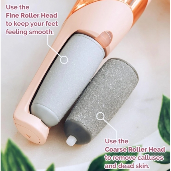 Lixador de Pé Elétrico - Esfoliador Tira Calos Pedicure Portátil