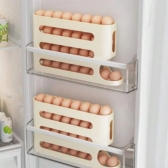 Porta Ovos Deslizante Organizador Para Geladeira De 4 Camadas Automática Rolantes