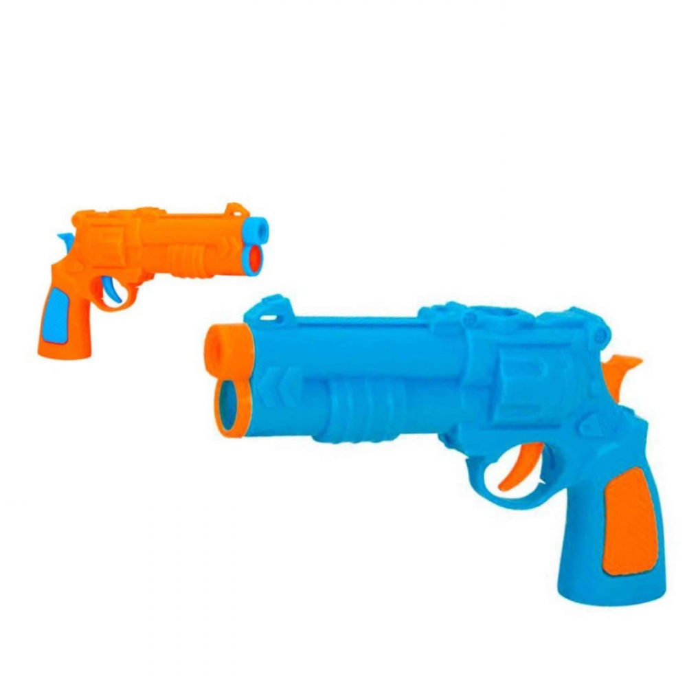 Pistola Lança Bolas De Plastico 7 Peças