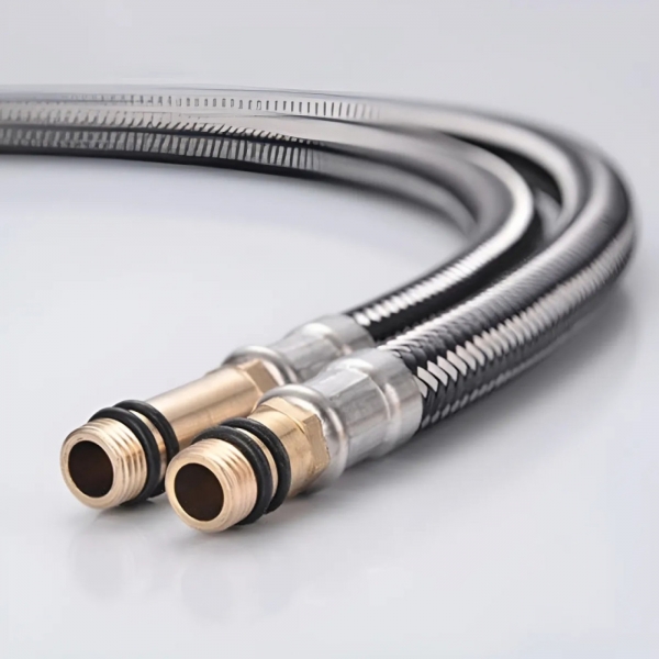 Engate Mangueira Flexível P/ Torneiras Monocomando 60Cm Par