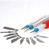 Kit Estilete de Precisão Profissional 13 Laminas Jogo Estilete Artesanato 16 Peças