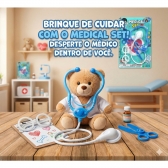 Kit Médico Brinquedo De Profissões Brinquedo Educativo 4 Pçs