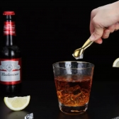 Modus Kit 4 Pegador Pinça De Cozinha Para Gelo Ouro Inox