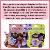 Kit Estojo Maquiagem Barraca Do Sorvete Discoteen