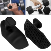 Par De Punhos De Treino De Silicone Para Homens E Mulheres , Antiderrapantes , Sem Dedos , Luvas De Ginástica