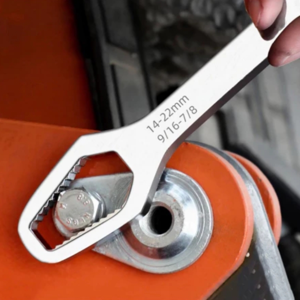 Chave Boca Fixa Aço Universal 8 a 24mm Cabeça Dupla Torx Ferramenta Resistente Multifuncional