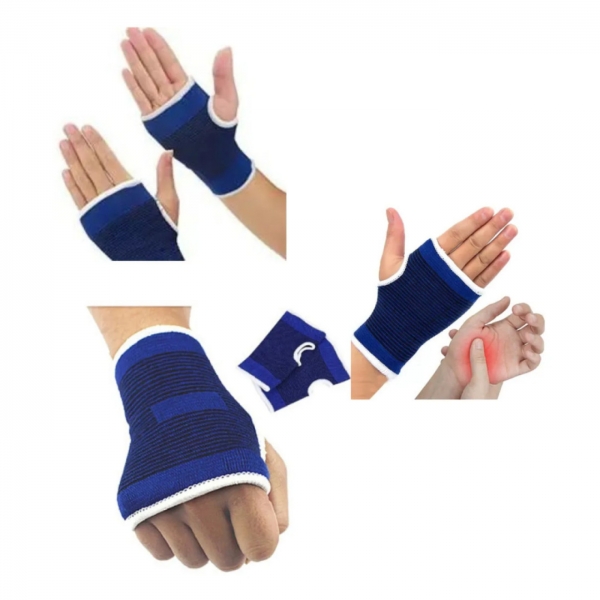 Munhequeira Ortopédica Ajustável Para Digitação Es - Azul