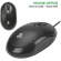 Mouse Óptico Ergonômico C/ 1000 Dpi Plug And Play 5+ Office Cor Preto