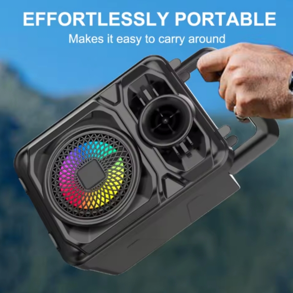 Caixa De Som Outdoor Karaoke Speakers Sem Fio Especializado em Mini Função De Rádio Com Suporte Pra Celular - ZQS1367