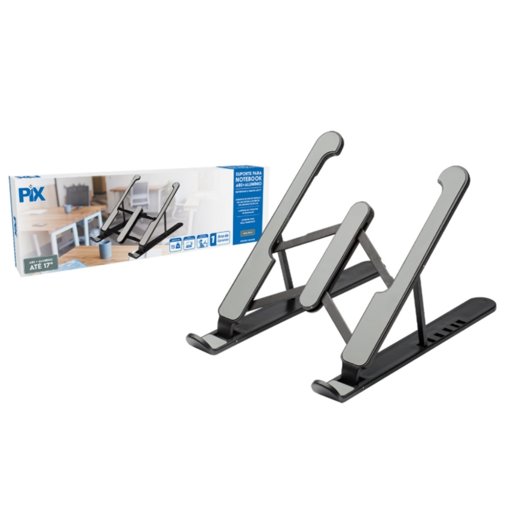 Base Suporte Ergonômico P/ Notebook,netbook, Tablet Celular Cor Preto