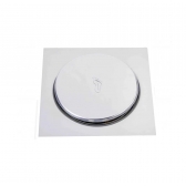 Ralo Click De Aço Inoxidável Quadrado 15x15cm