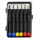 Chave Relojoeiro Kit Fenda + Philips C/ 6 Pecas - Kokay