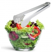 Pegador De Alimento Aço Inoxidável Cozinha Salada Churrasco Inox Utensílio Massas Macarrão