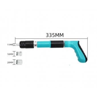 Pistola De Fixação De Ação Direta Finca Pinos Drywall Gesso Concreto Madeira Cadeirinha Parafuso