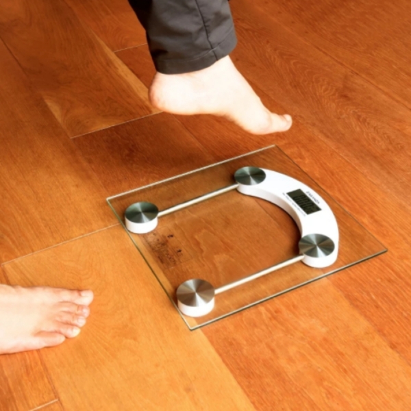 Balança Corporal Digital até 180kg (PROMOÇÃO) Com Vidro Temperado + Bateria