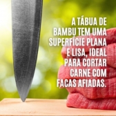 Tábua De Corte Legumes Carne Tabua multiuso de madeira 40x24