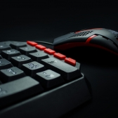 Kit Teclado E Mouse Gamer KG-03R Nemesis Start 2.0 Preto E Vermelho Mais Mouse Pad Gamer Nemesis