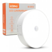 Kit 4 Luminárias Lâmpada Led Recarregável Sensor De Pres