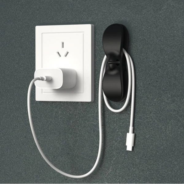 Kit 3 Suporte Do Cabo Clipe Universal O Invólucro Cord Organizador Para Cabos De Armazenamento