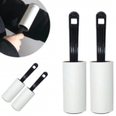 Rolo Tira Pelos e Pó de Roupas com 10 Folhas e Adesivos Reutilizavel