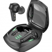 Fone de Ouvido Sem Fio Kaidi 776 Gamer Preto Bluetooth Academia Treino Led