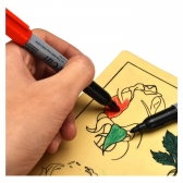 Caneta Marcador Permanente 6 Cores