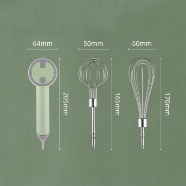 Batedor Elétrico De Ovo Grande Com Mixer 3 velocidades