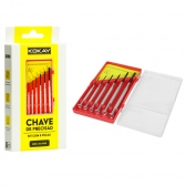 Jogo Mini Chave De Fenda E Fenda Cruzada - Precisão 6 Peças