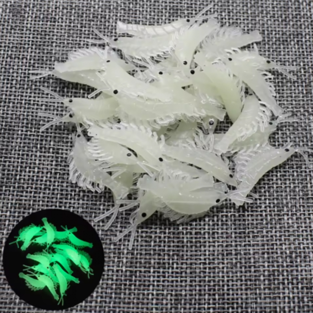 KIT 10 PEÇAS DE ISCA NEON DE CAMARÃO