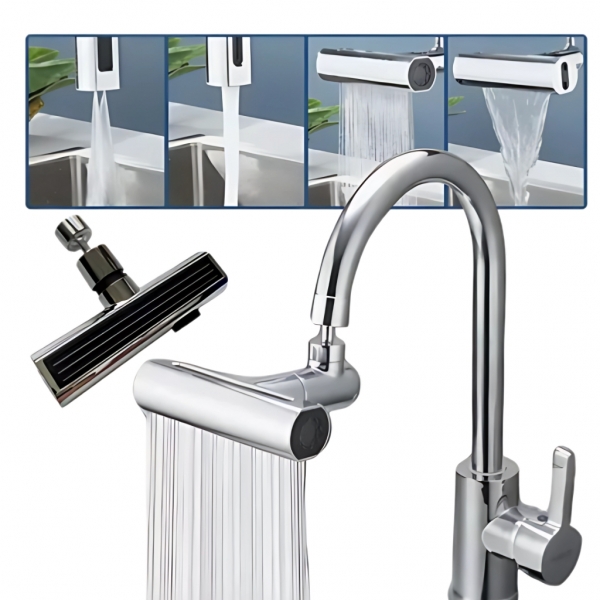 Adaptador Extensor De Torneira 360 Jato Duplo Economiza Água